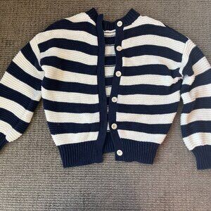 Alex Mill Cotton Button Back Crewneck Sweater